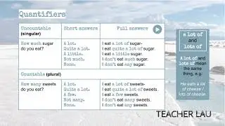 9B 9.8 Grammar: Quantifiers - A lot, a few, a little