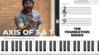 Axis of 3rd and 7th Jazz Piano Voicing