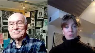 Amanda Ginsburg intervjuas av Rolf Egil Bergström