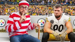 Playing Where's Waldo at an NFL Game!