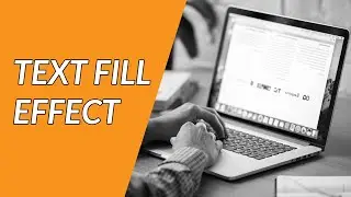 Stunning Text Fill Hover Animation | HTML CSS text animation effects