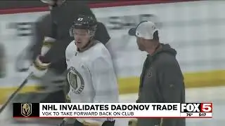 NHL voids Golden Knights-Ducks Dadonov deal over no-trade clause