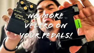 DONT WANT VELCRO ON YOUR STOMPBOX!? USE THIS.