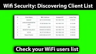 Protect Your Network: Checking Wifi Clients