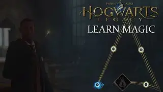 Hogwarts Legacy How To Learn Magic Spells! (Incendio Fire Gameplay)