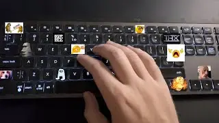 showing off my 21st century humor keyboard | Memetober #12