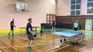 Настольный теннис , разминка удалась !!!