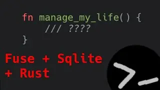 Creating a new filesystem to organize my life