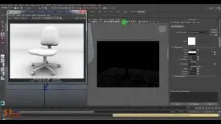 Maya Tutorial- How To Render Ambient Occlusion with wireframes