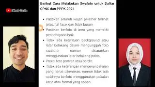 Syarat SwaFoto Selfie CPNS dan PPPK 2021|SyaratSwafotoyangbenar|