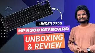 HP K300 Keyboard Review and Unboxing Gaming | Best Keyboard under RS. 700