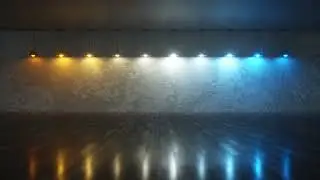 background with incandescent lamps 4K