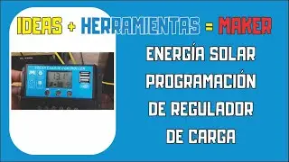 ✅  Programación de  regulador  de carga solar