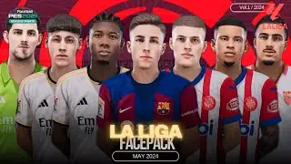 LA Liga Facepack Update Efootball Pes 2021 & Football Life 2024 (SIDER) PC