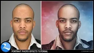 Photoshop CC Tutorial - Portrait Retouching Photo Effect Editing