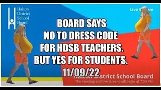 HDSB SAYS NO DRESS CODE REQUIRED FOR TEACHERS