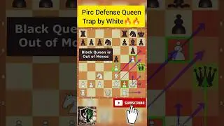 Unbelievable Queen Trap: White's Game-Changing Pirc Defense