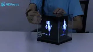 Small size new model: 12-14cm 3D hologram fan