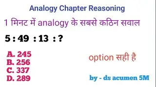 number analogy hardest question solution , previous year railway ntpc hardest question solution ji