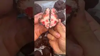 Strawberry FroYo Chocolate Clusters 