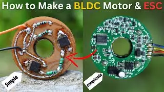 Homemade brushless motor controller | how to make esc for bldc motor | #bldc #Motor