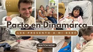 ¿Cómo fue mi parto en Dinamarca?🇩🇰 la reacción de mis hijos al conocer a su hermanita #suscribete