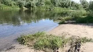 неплохой пляж на Оке