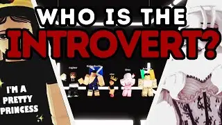 4 Extroverts vs 1 Introvert | Roblox Odd Man Out