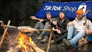 $150 TikTok Shop Hunting and Fishing Survival Challenge!