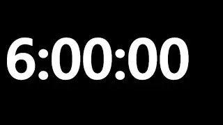 6 Hour Countdown Timer | 6 Hour Timer | 6 Hour Countdown | Alarm Clock | Ambience Sounds