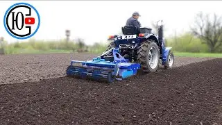 Spring milling! TESTING the DTZ-1.5M rotary tiller with a self-made roller!