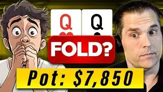 Pocket Queens in a 4-Bet Pot — Can You Fold This?