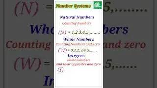 Natural Numbers / Whole Numbers / Integers / Introduction with meaning/ प्राकृतिक /पूर्ण / पूर्णांक