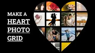How to Make a Heart-Shaped Photo Grid