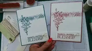 Single Colour Stamping, Touches of texture Case Card Class #57 tutorial  Stampin up Stamps.