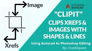 How to crop image or Xrefs/Blocks in Autocad | How to using 