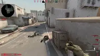 1v5 Defence on Dust 2 A Site