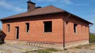 Облицовка кирпичом закончена
