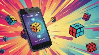 Secret App Speed Cube Showdown: Who's the Fastest? 🤯 | CUBING CHALLENGE | #trending #explore #cubing