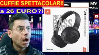CUFFIE BT SPETTACOLARI A 26 EURO?! Unboxing & Recensione #jbl #bluetooth #unboxing