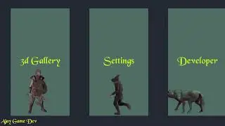 Main Menu UI Design for Unity Mobile Game 