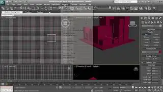 3D Studio Max 2010 Tutorial - lighting , render - Mental Ray,
