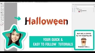 How to make a Halloween text font Illustrator 2025