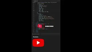 Youtube symbol using HTML and CSS tutorial for beginners using VSCode IDE 