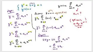 Résolution des équations différentielles par les séries entières/ PART 1