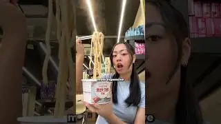 eating the most EXPENSIVE noodles at the korean convenience store! 