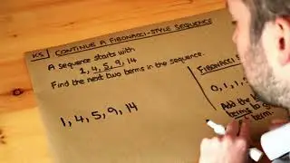Continue a Fibonacci-style sequence.