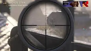 Earning Bronze Stars with a Sniper! - Call of Duty: WWII