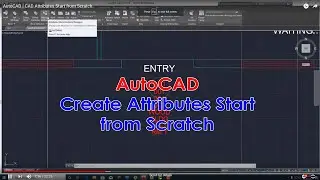 AutoCAD Tutorial | How to make CAD Attributes Start from Scratch | Tagalog
