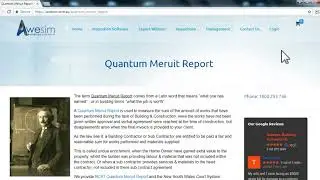 Quantum Meruit Report
